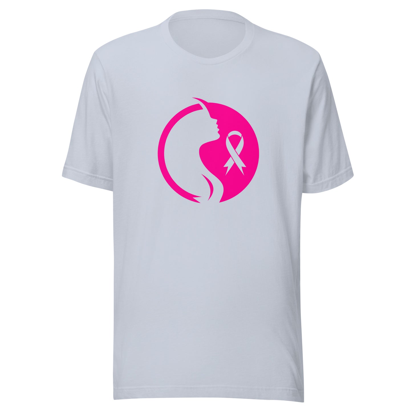 Breast cancer silhouette Unisex t-shirt