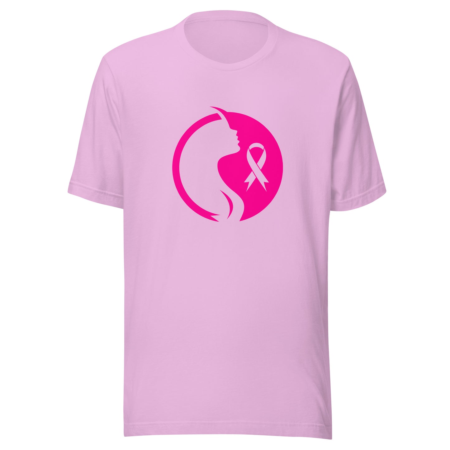 Breast cancer silhouette Unisex t-shirt