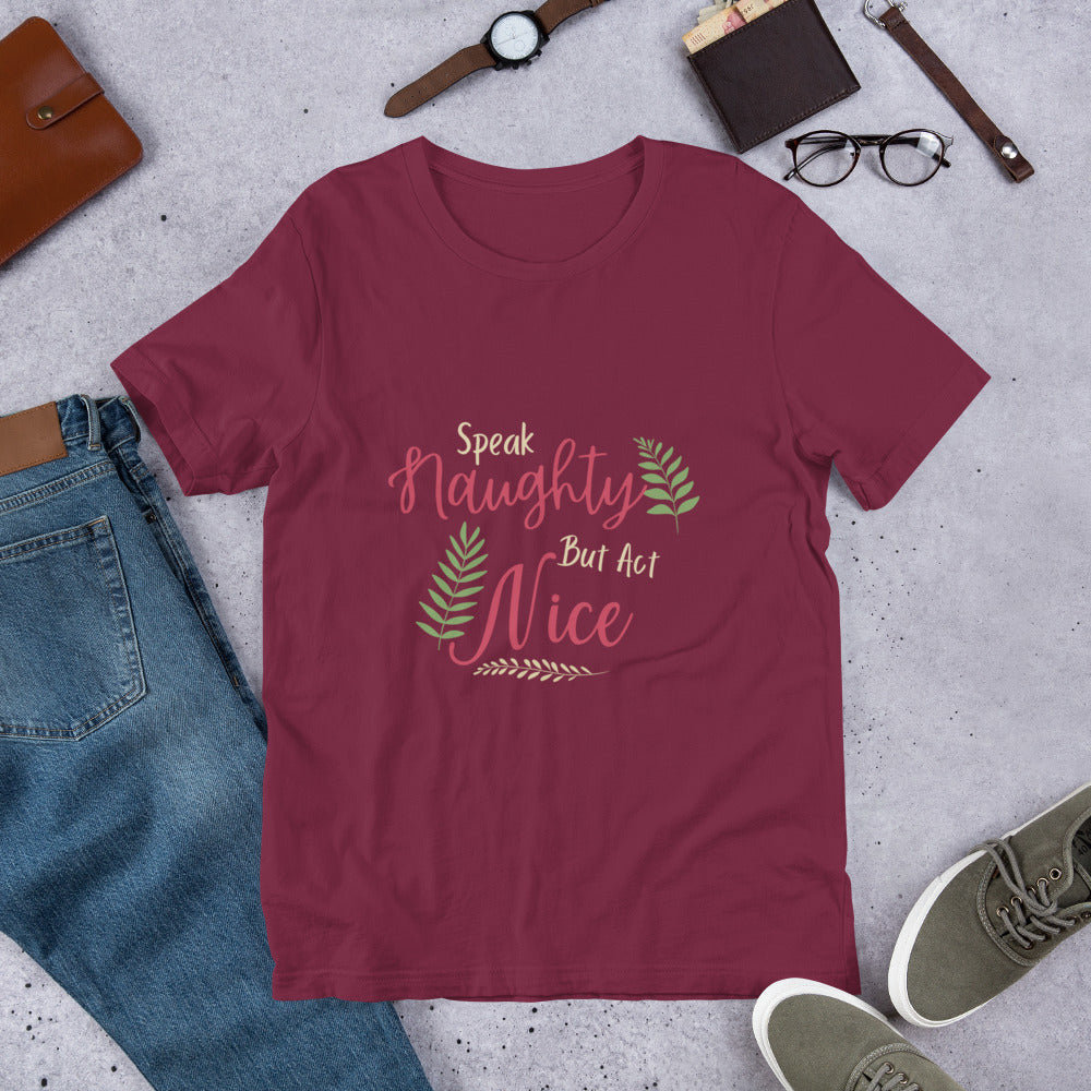 Naughty Unisex t-shirt