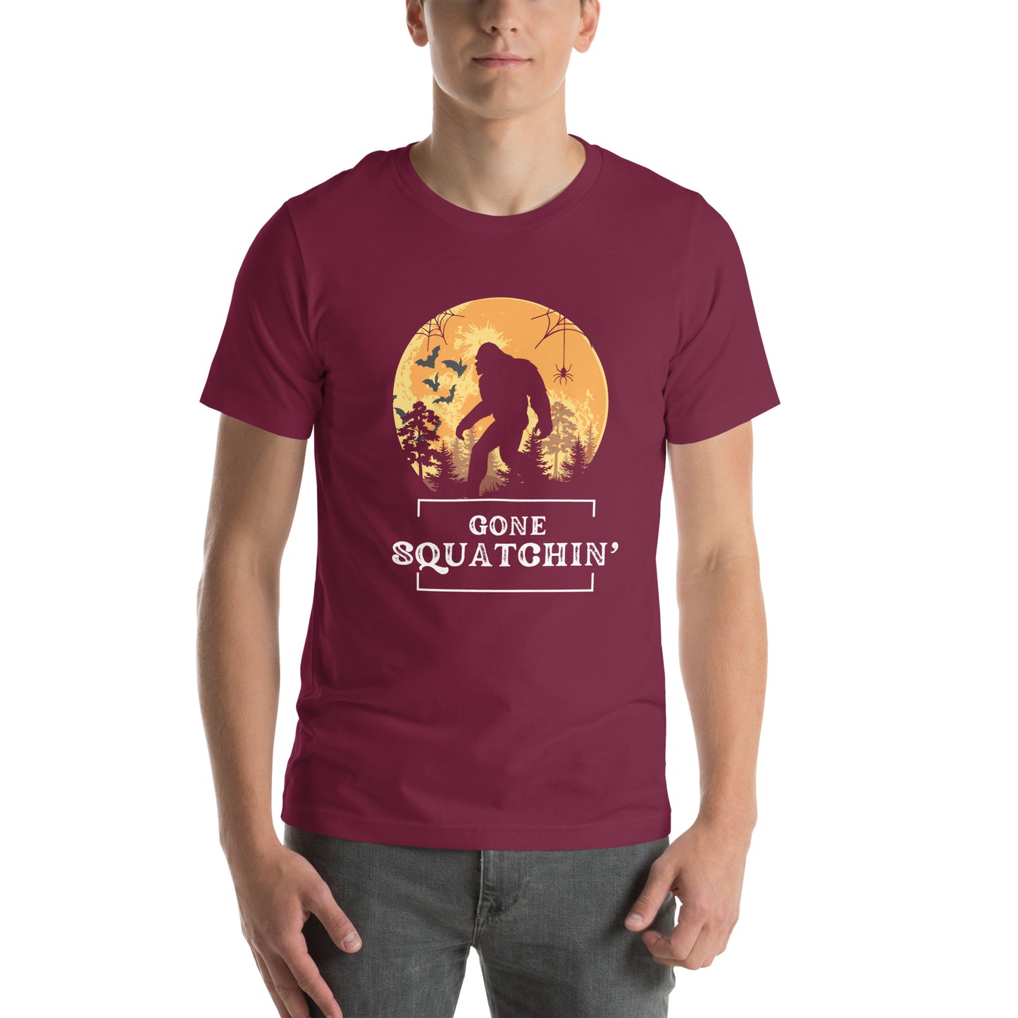 Gone squatchin Unisex t-shirt