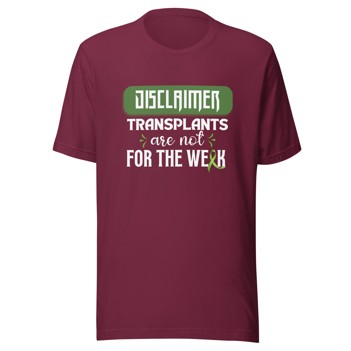 Disclaimer Unisex t-shirt