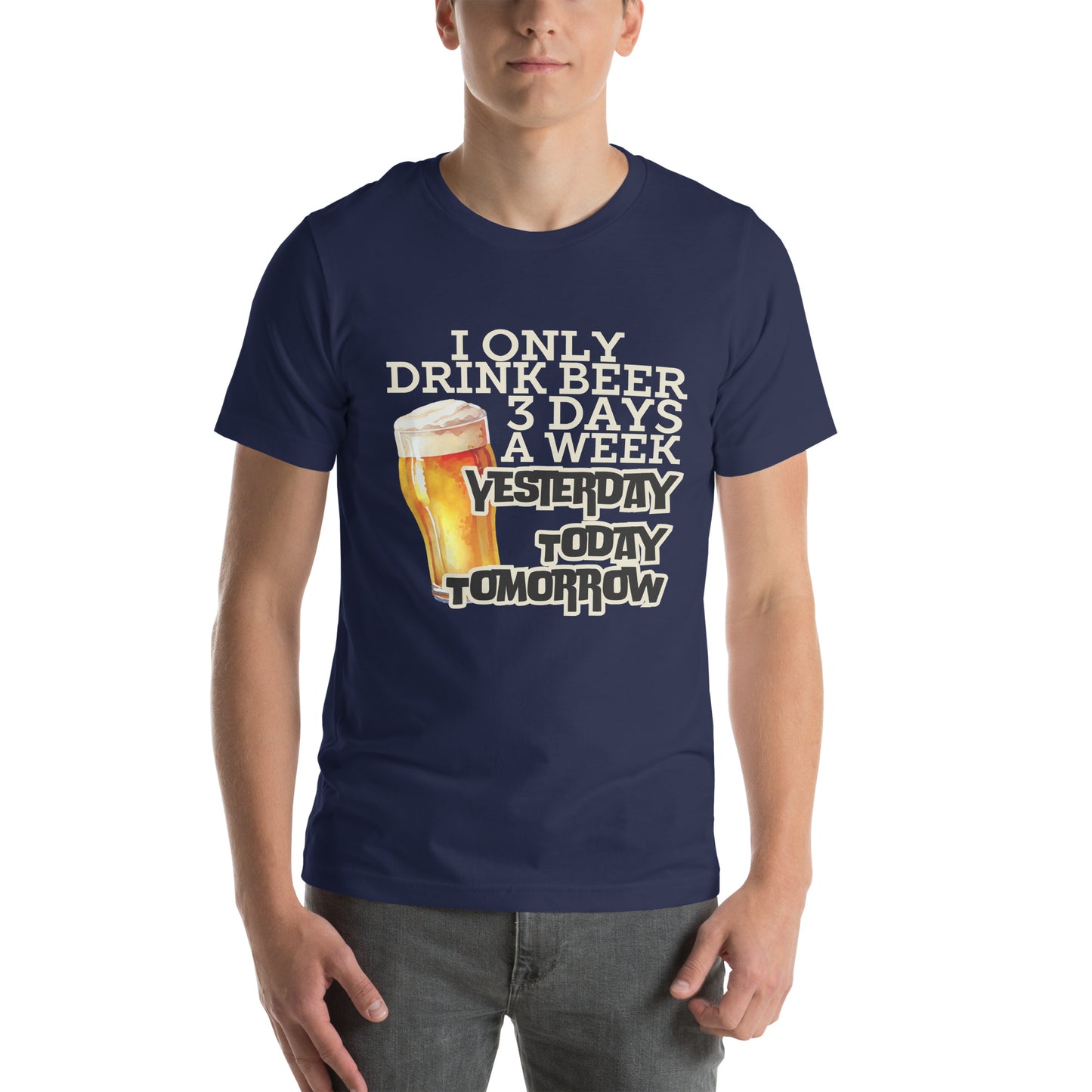 I only drink Unisex t-shirt