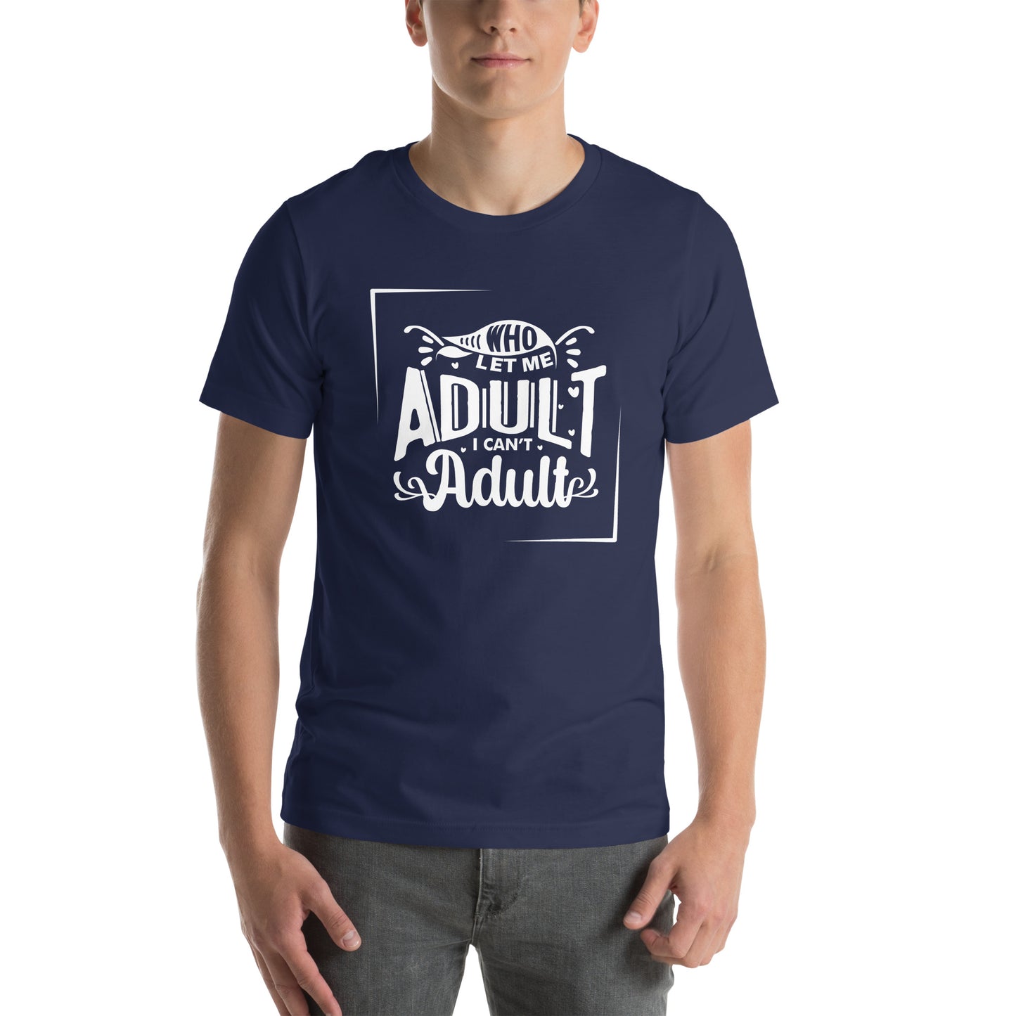 Who let me Unisex t-shirt