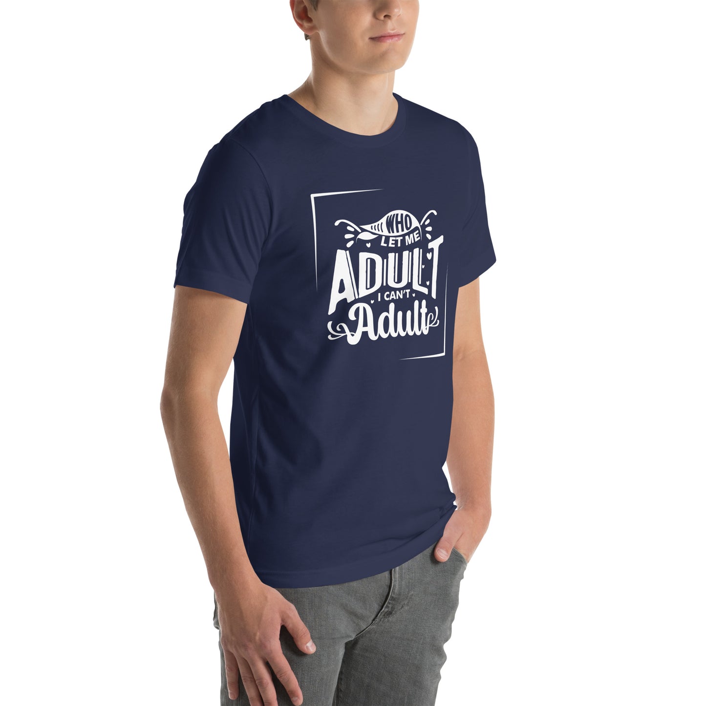 Who let me Unisex t-shirt