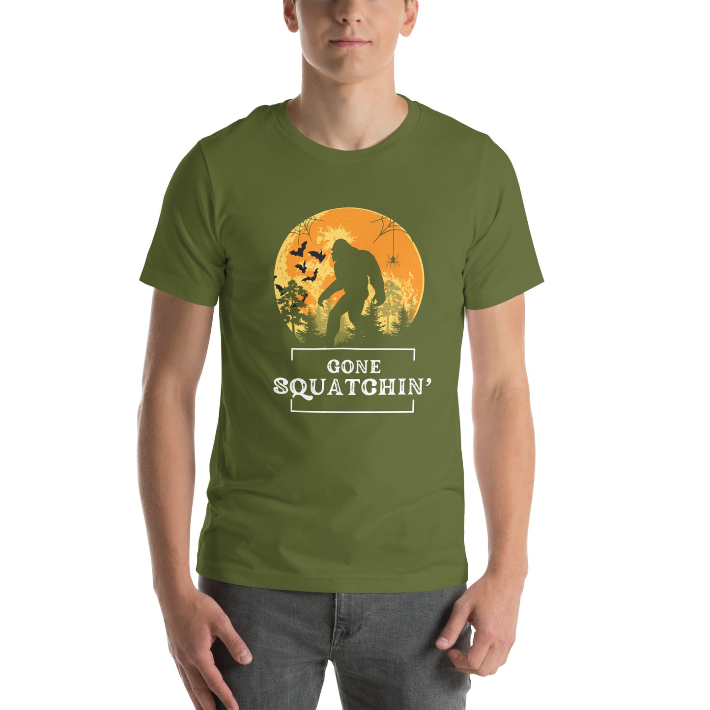 Gone squatchin Unisex t-shirt