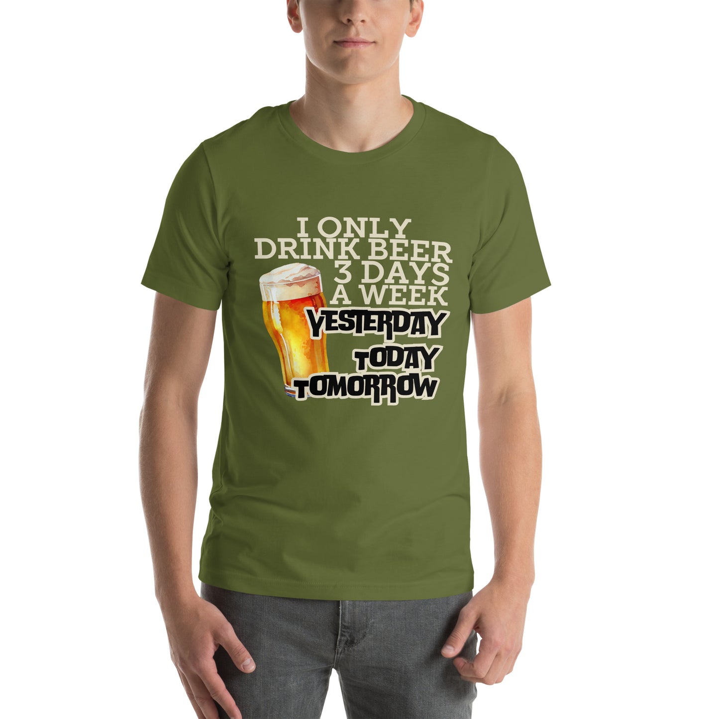 I only drink Unisex t-shirt