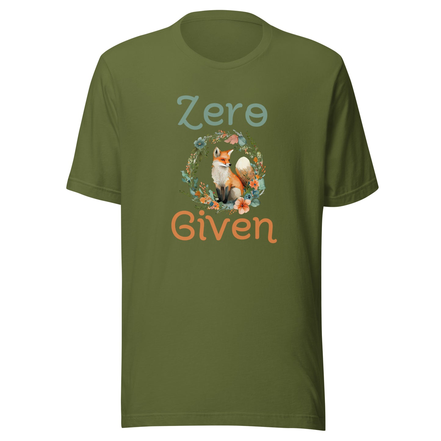 Zero fox given Unisex t-shirt