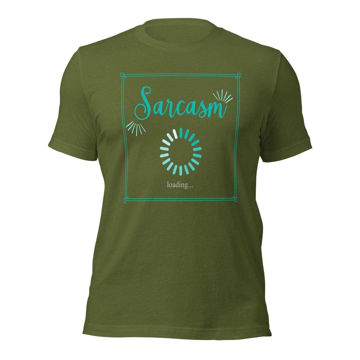 Sarcasm loading Unisex t-shirt