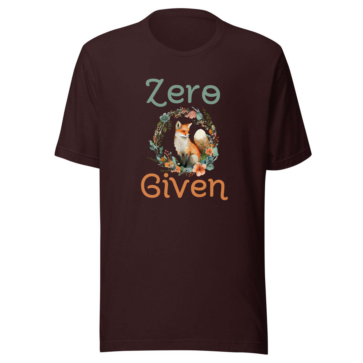 Zero fox given Unisex t-shirt
