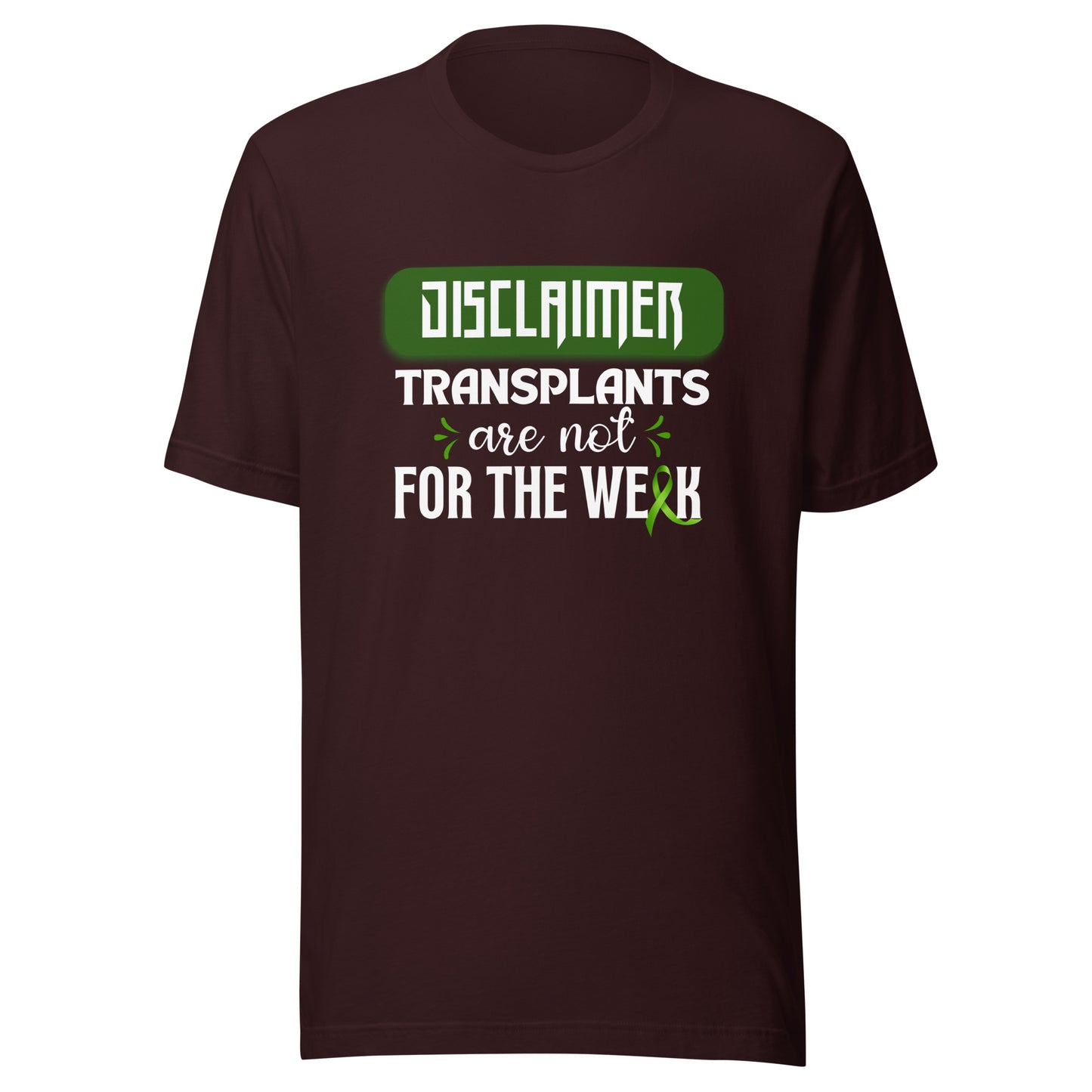 Disclaimer Unisex t-shirt