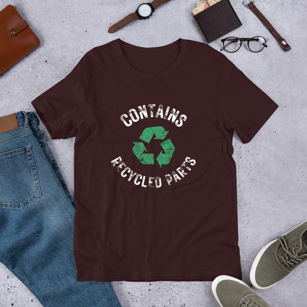 Contains recycled parts Unisex t-shirt