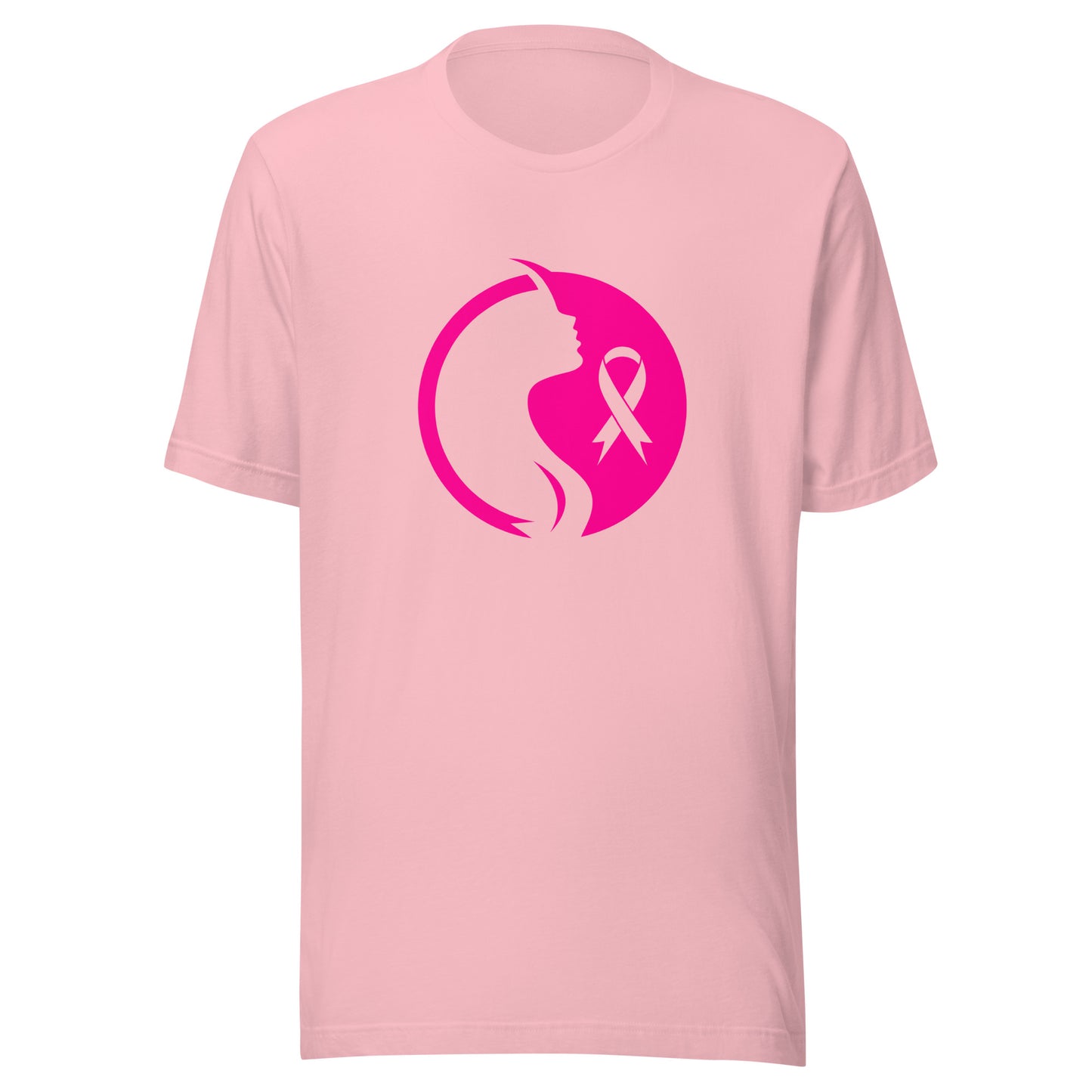 Breast cancer silhouette Unisex t-shirt