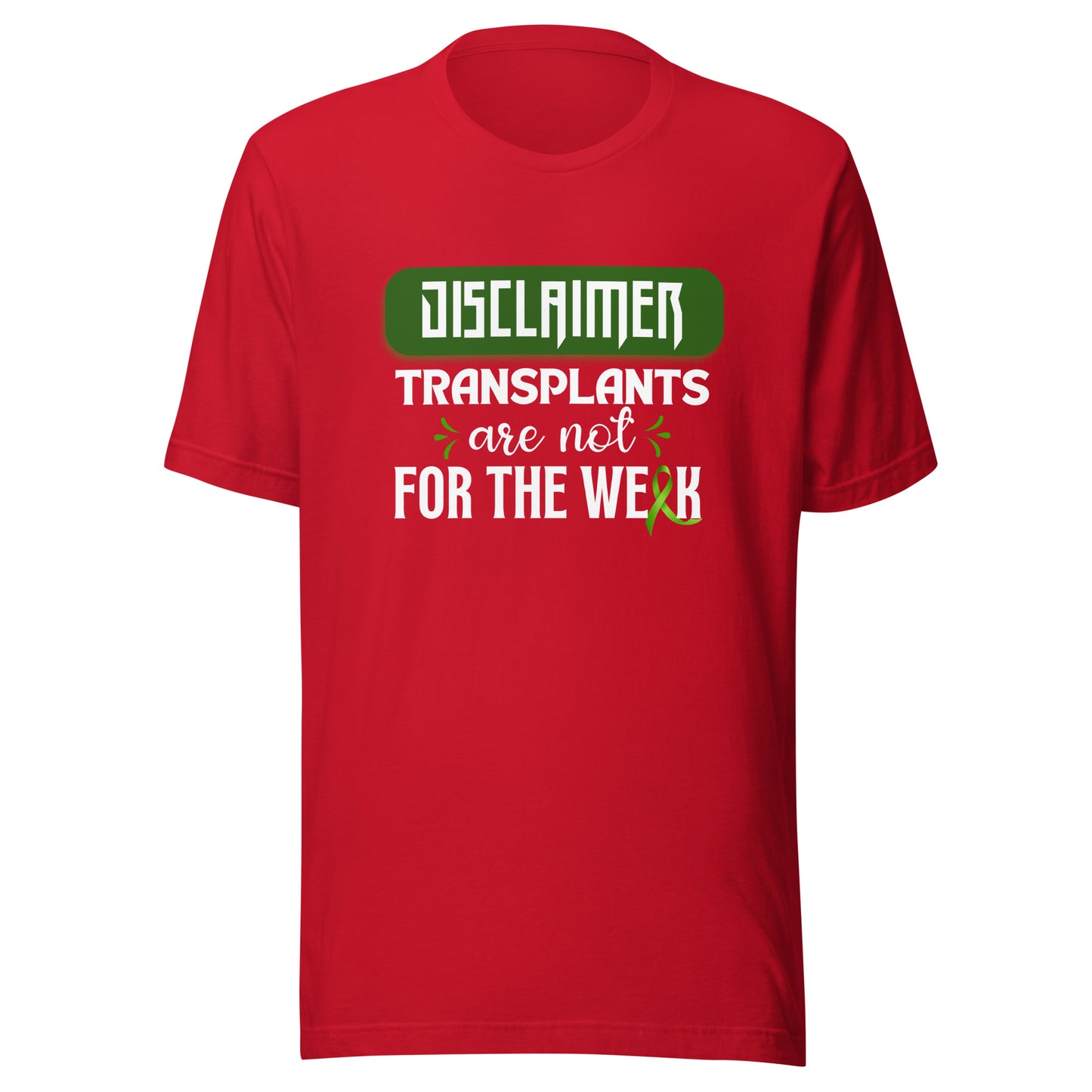 Disclaimer Unisex t-shirt