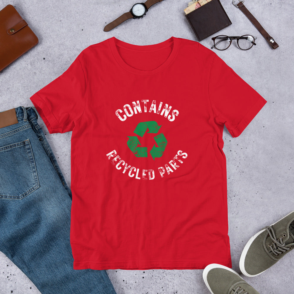 Contains recycled parts Unisex t-shirt