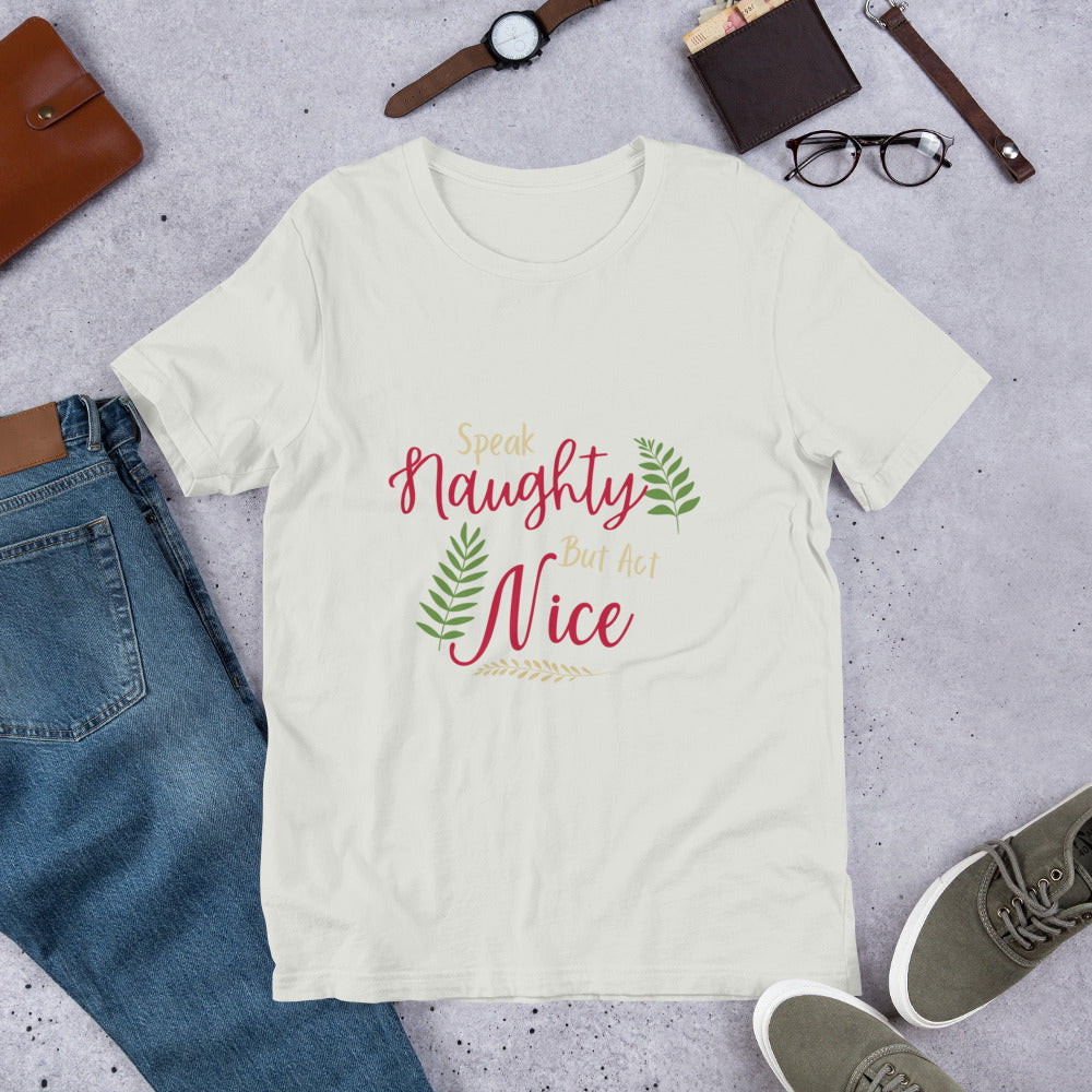 Naughty Unisex t-shirt