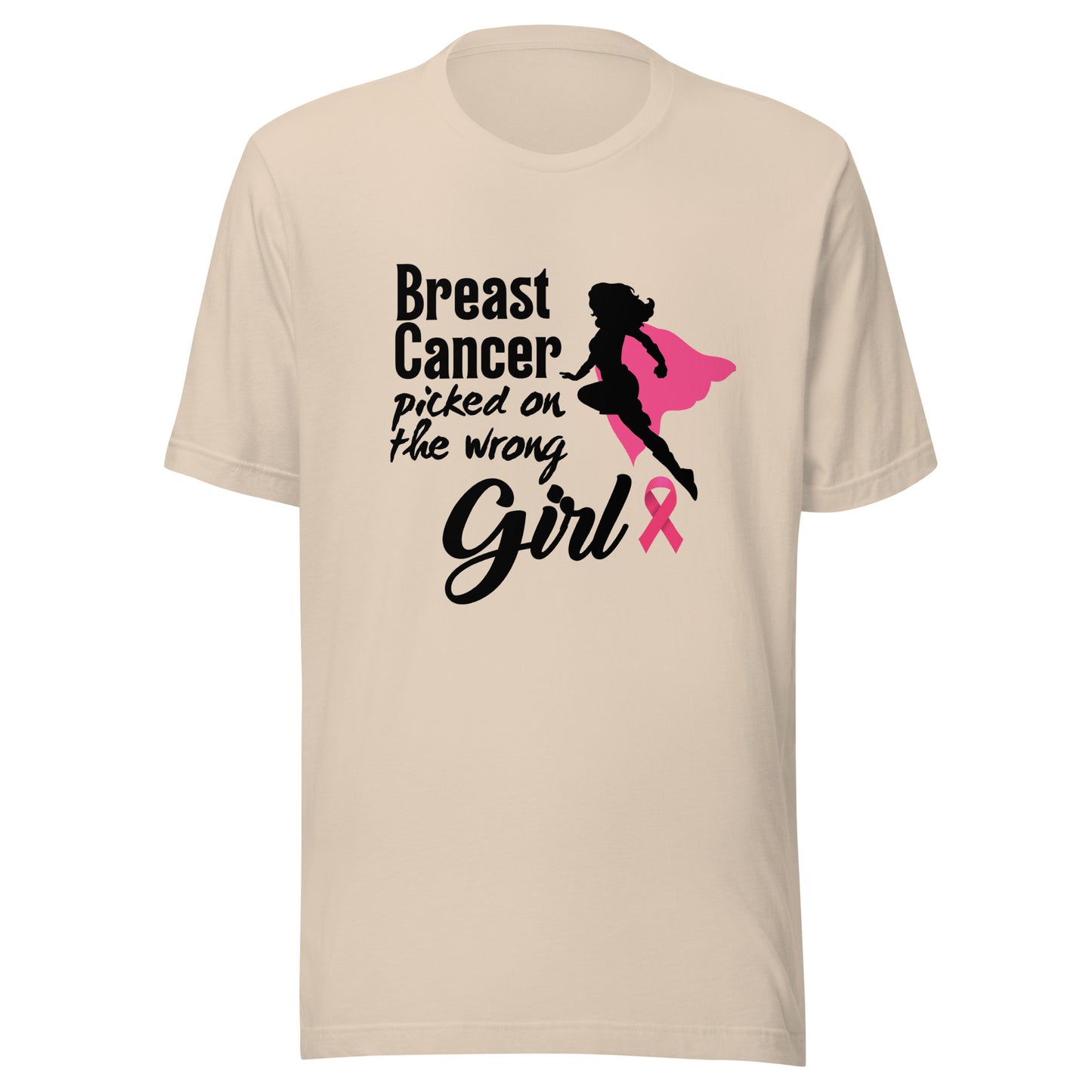 Breast cancer picked on Unisex t-shirt