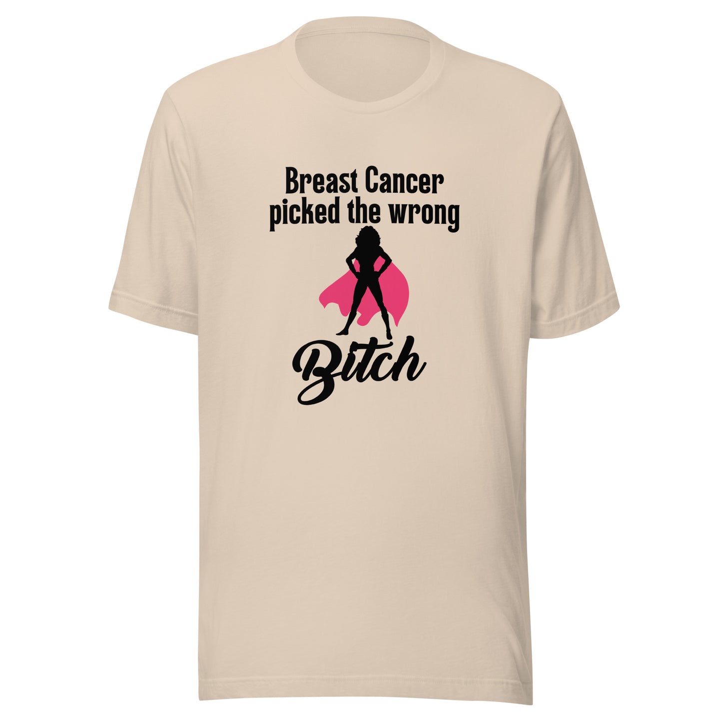Breast cancer picked Unisex t-shirt
