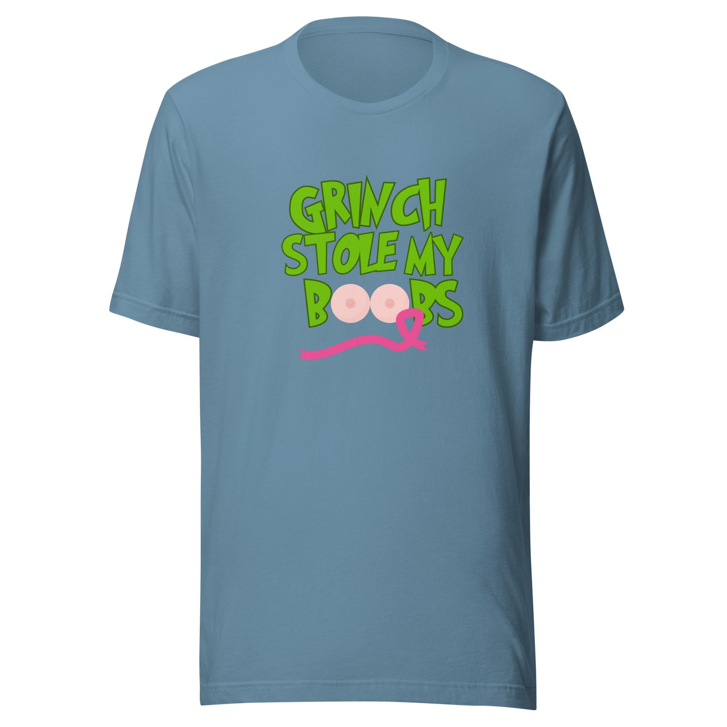 Grinch stole my boobs Unisex t-shirt