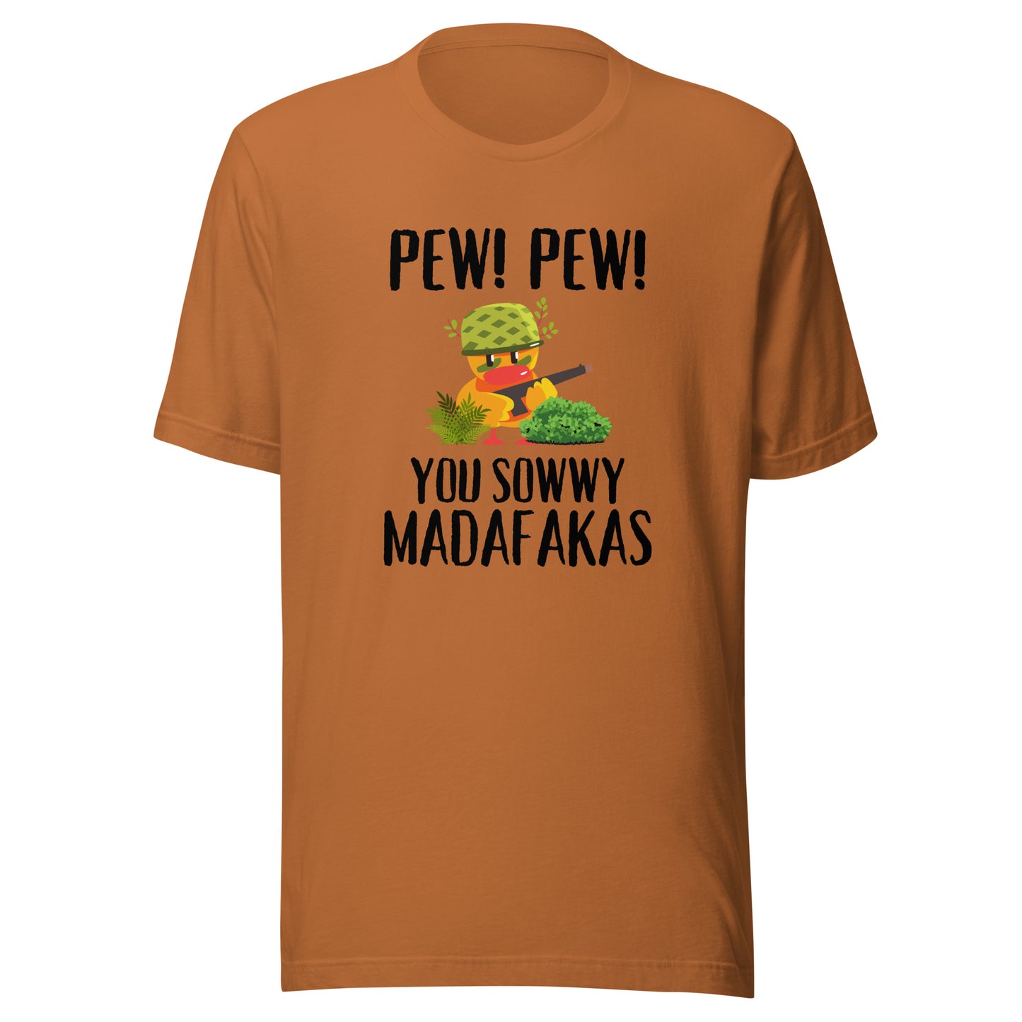 Pew pew Unisex t-shirt