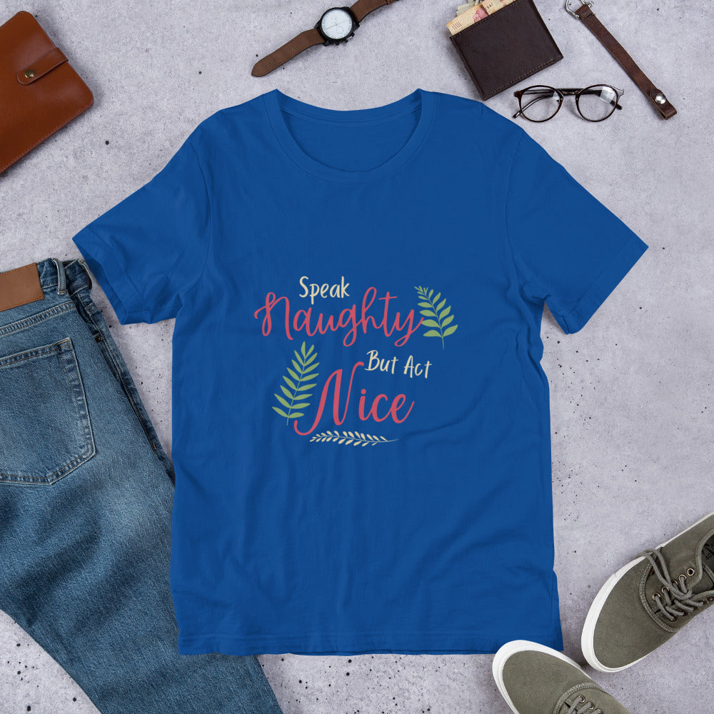 Naughty Unisex t-shirt