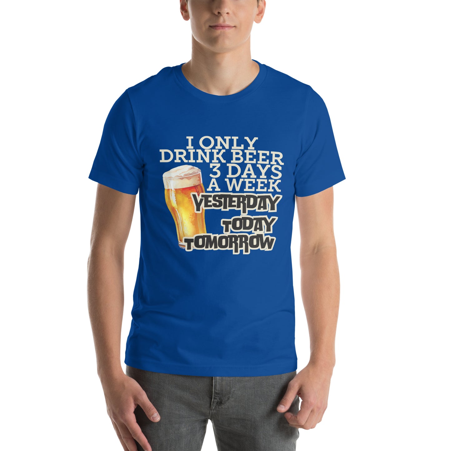 I only drink Unisex t-shirt