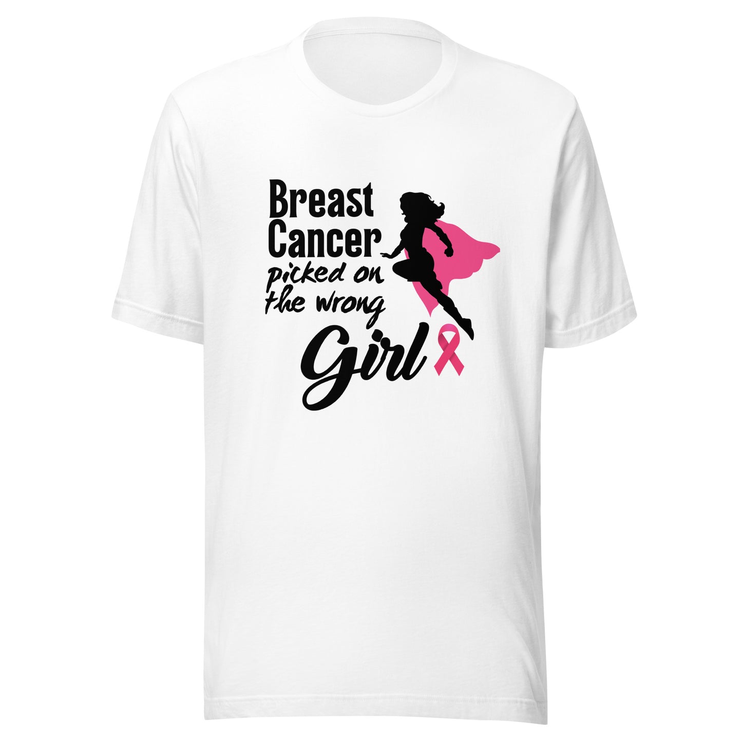 Breast cancer picked on Unisex t-shirt