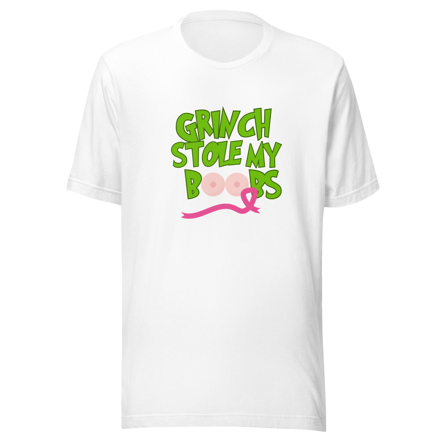 Grinch stole my boobs Unisex t-shirt