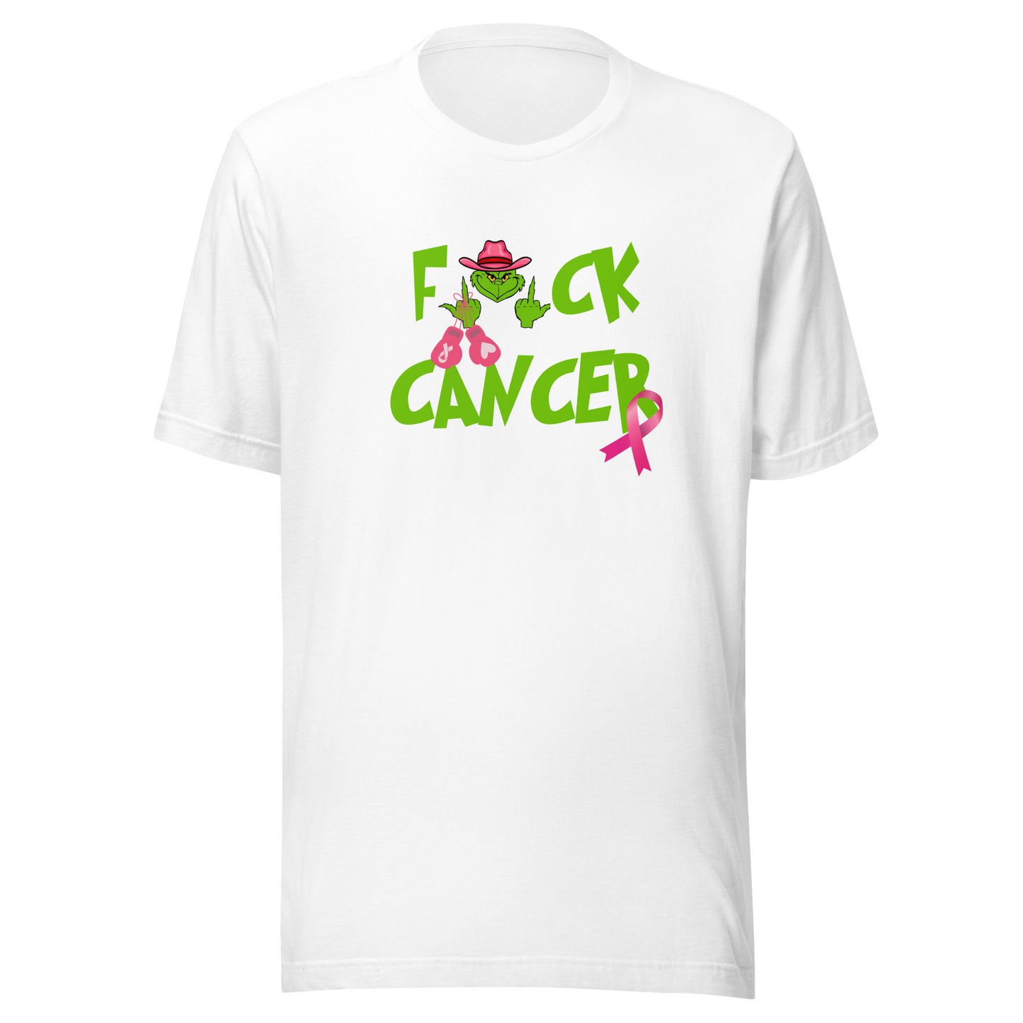 F*ck cancer grinch Unisex t-shirt