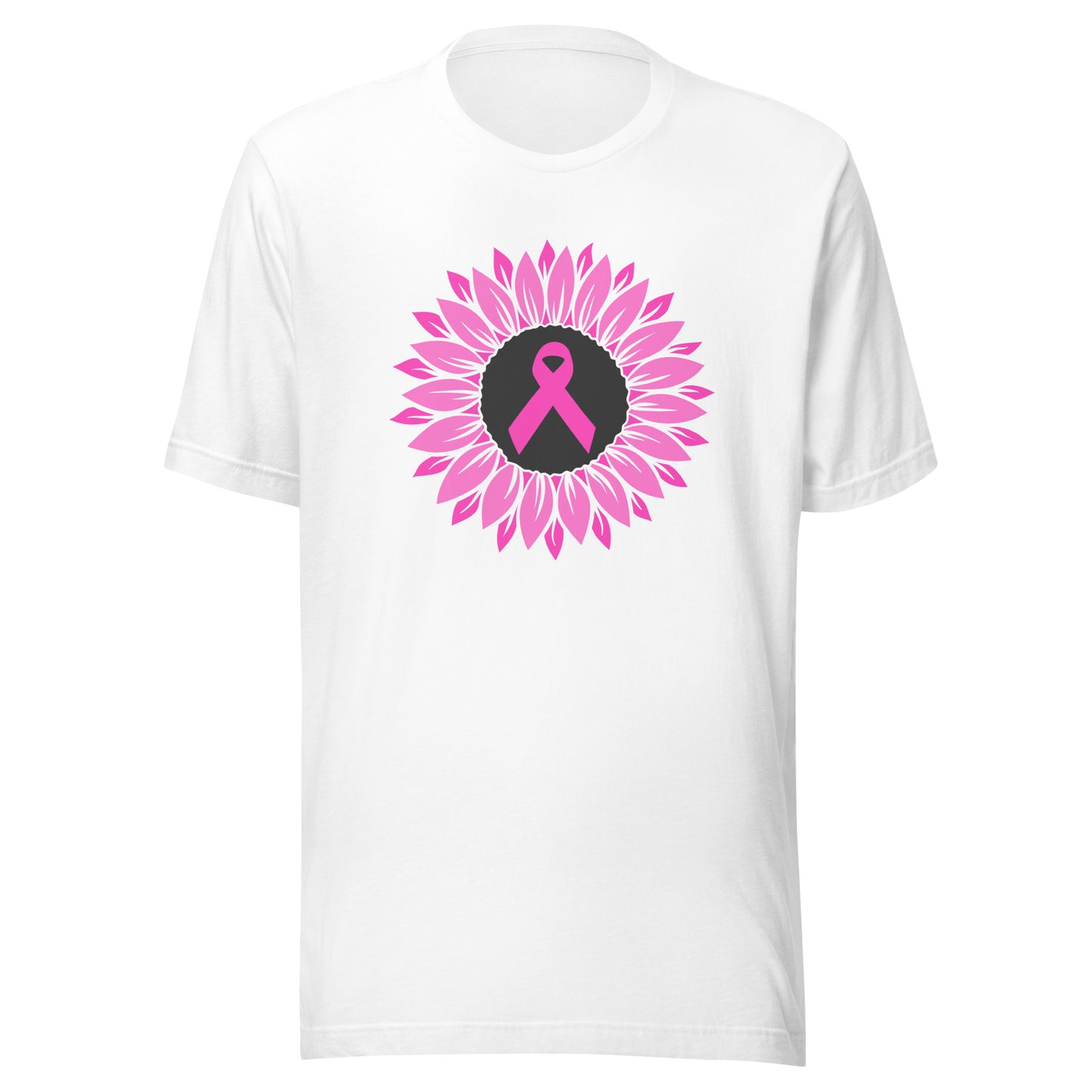 Sunflower ribbon Unisex t-shirt