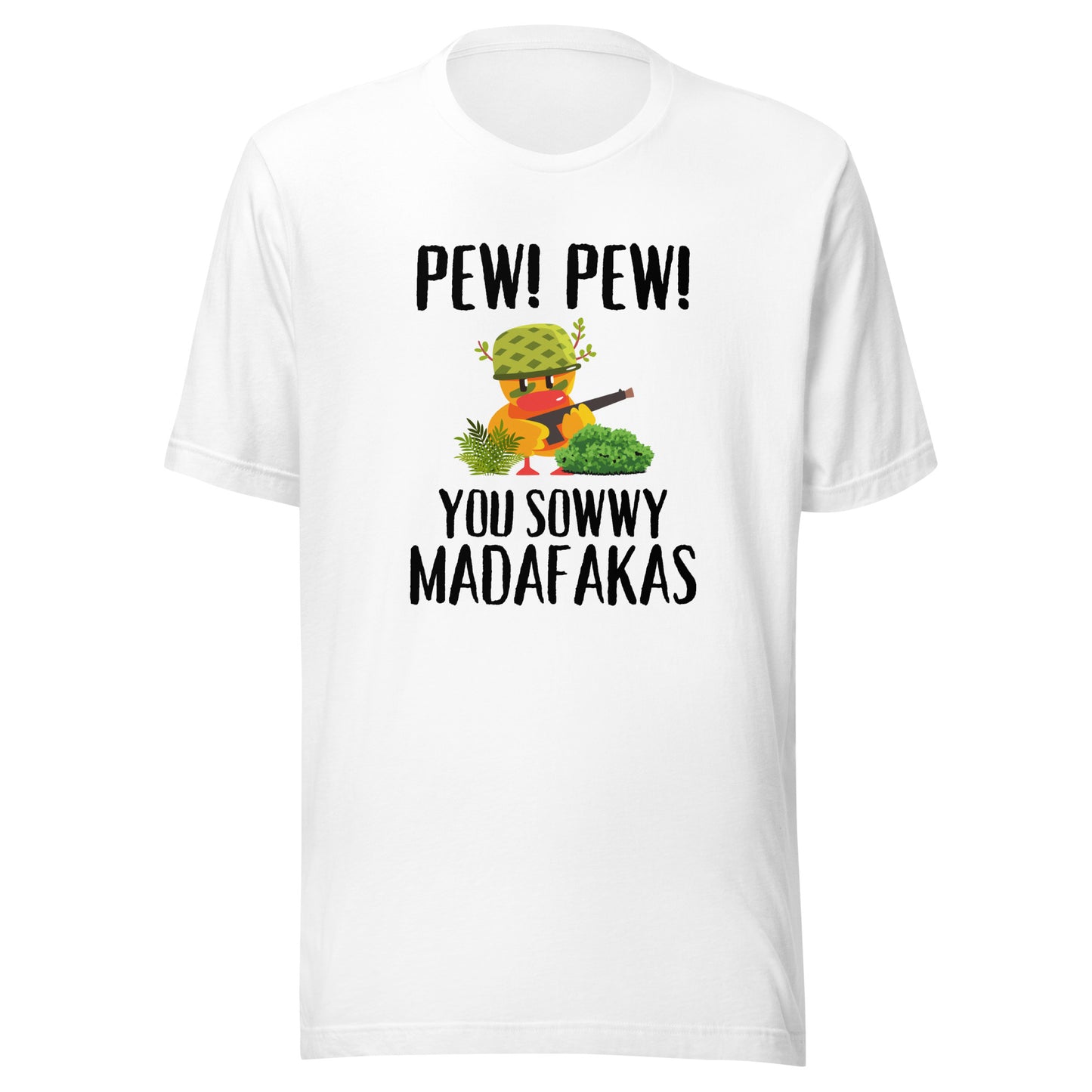 Pew pew Unisex t-shirt