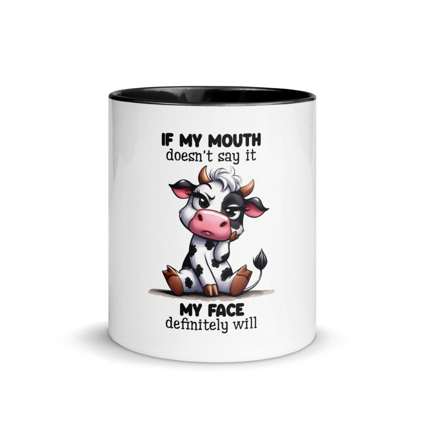 If my mouth Mug with Color Inside