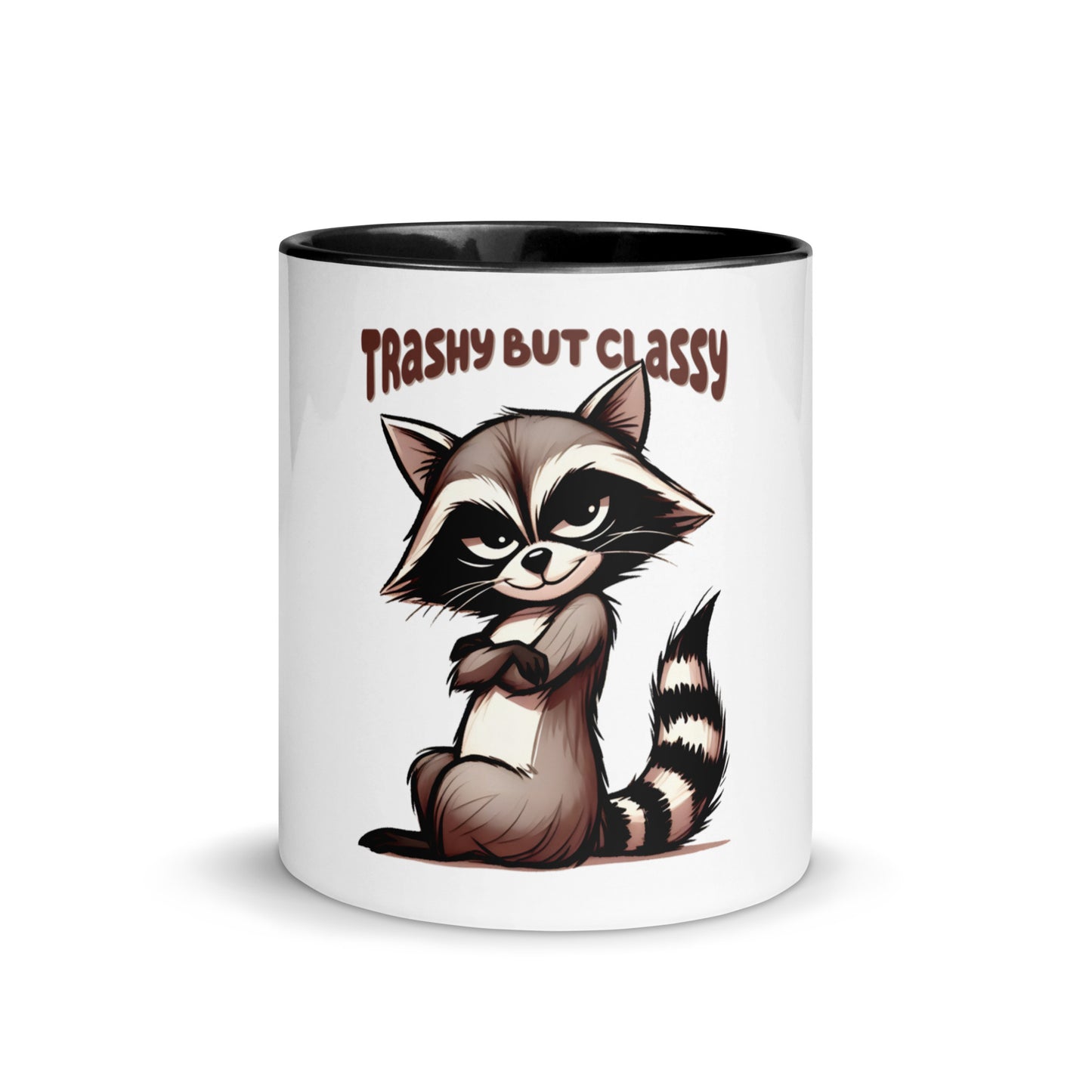 Trashy but classy Mug with Color Inside