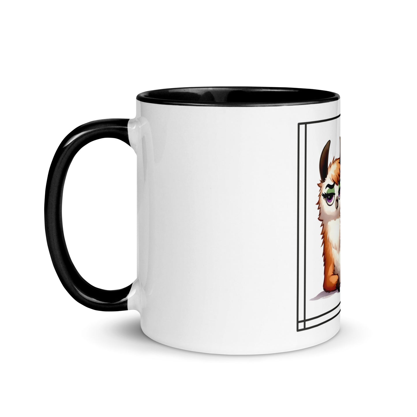 Llama just say Mug with Color Inside