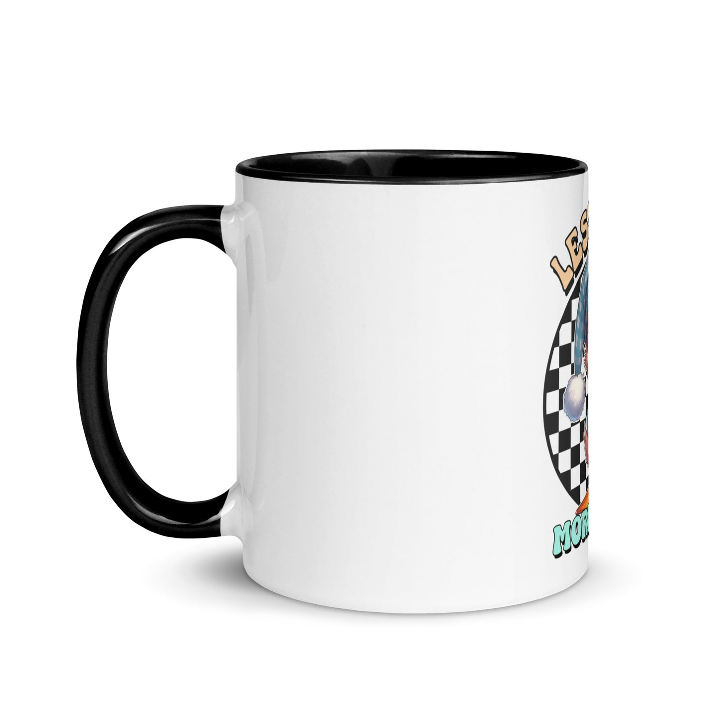 Less talk duck Mug with Color Inside