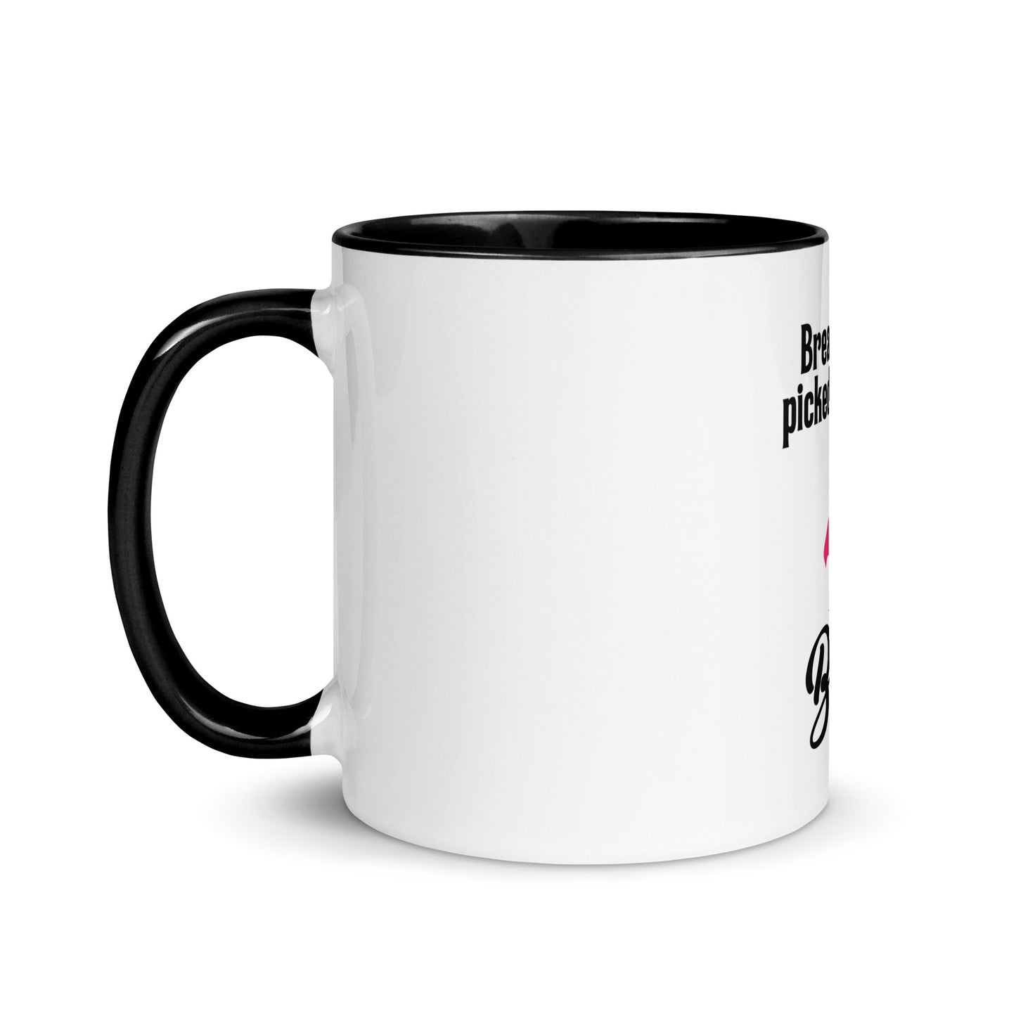 Breast cancer picked Mug with Color Inside