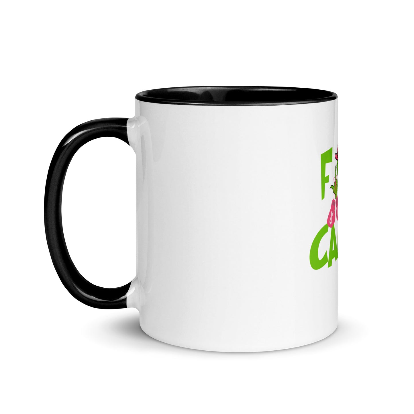 F*ck cancer grinch Mug with Color Inside