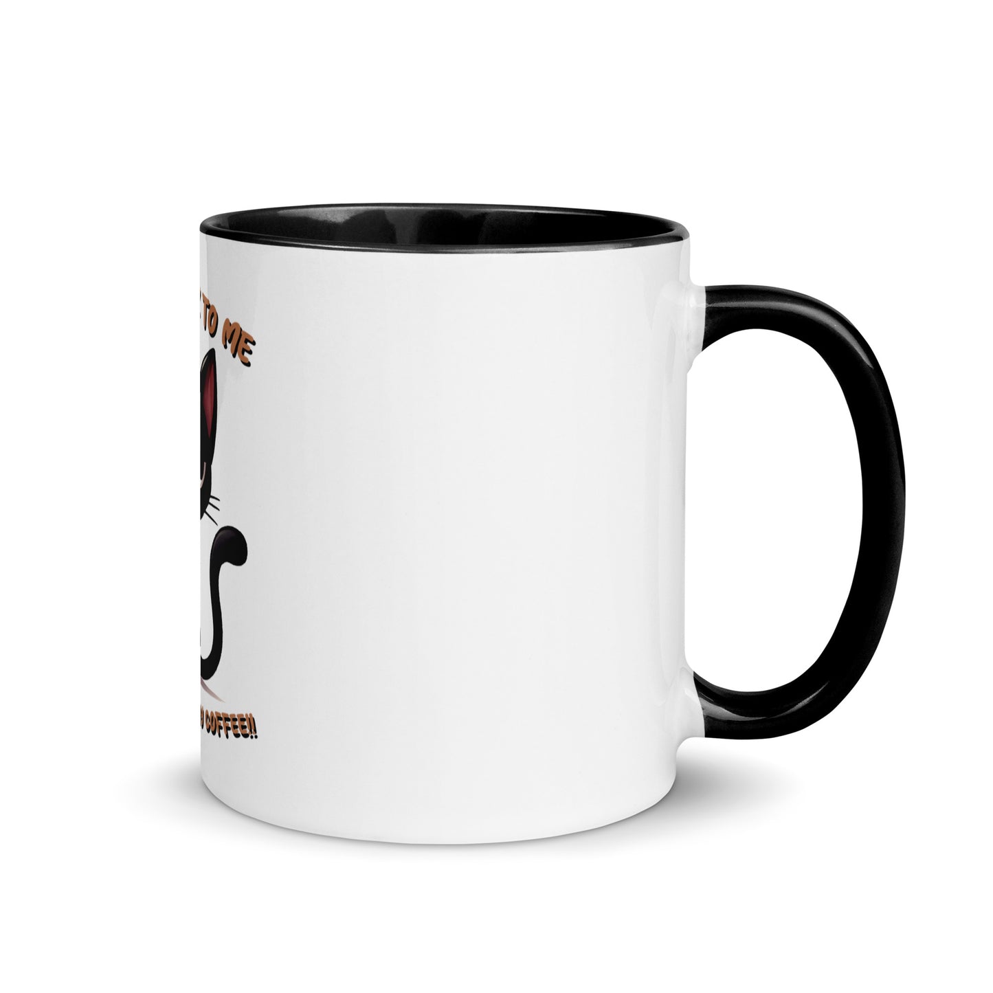 Don’t talk Mug with Color Inside