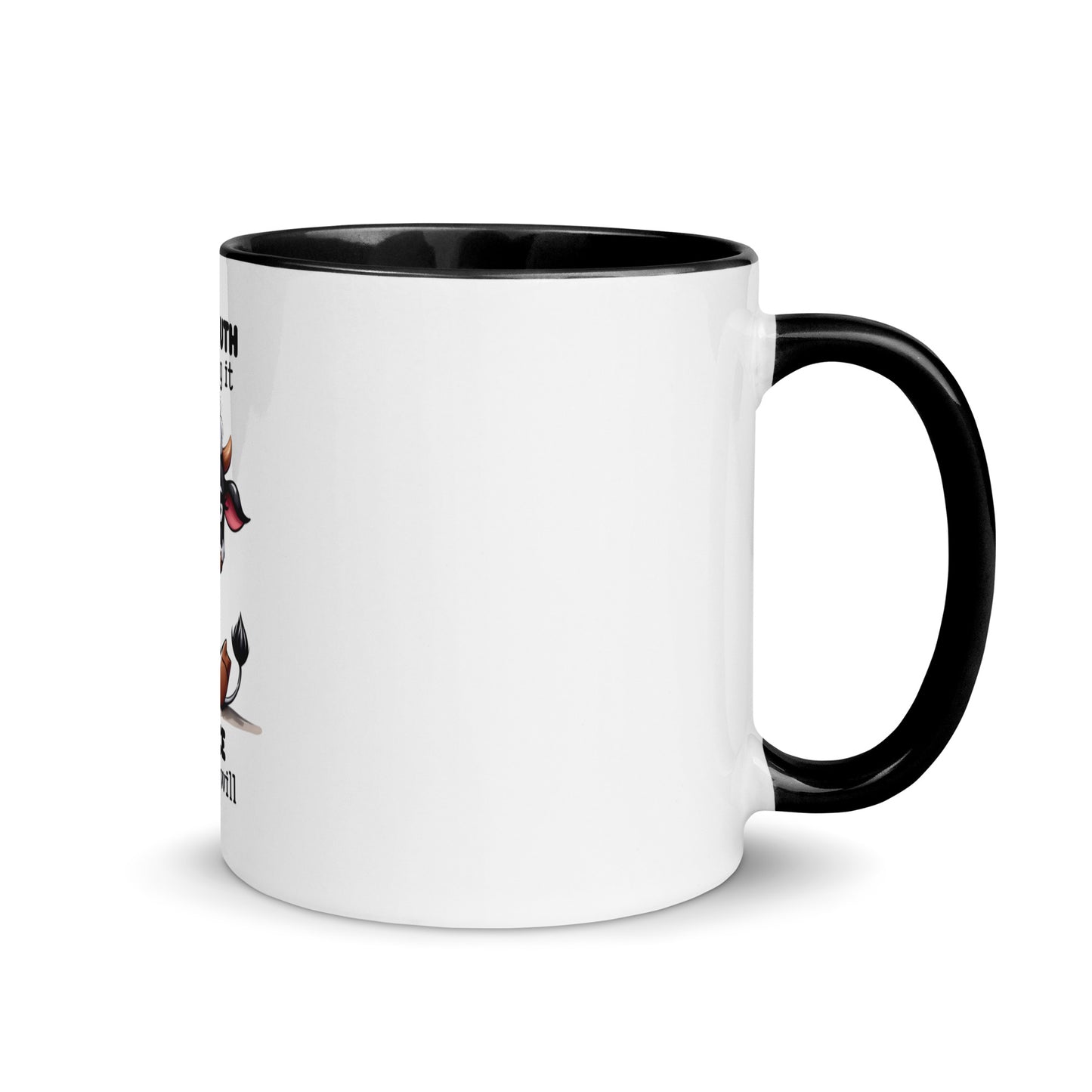 If my mouth Mug with Color Inside