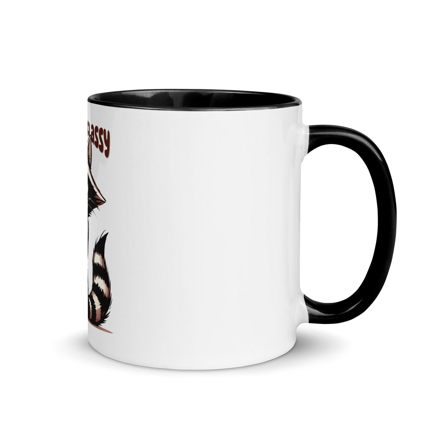 Trashy but classy Mug with Color Inside