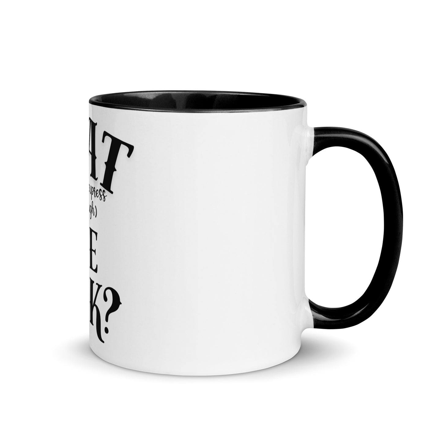 What the fuck Mug with Color Inside