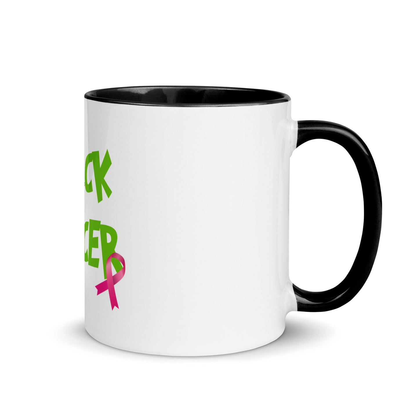 F*ck cancer grinch Mug with Color Inside