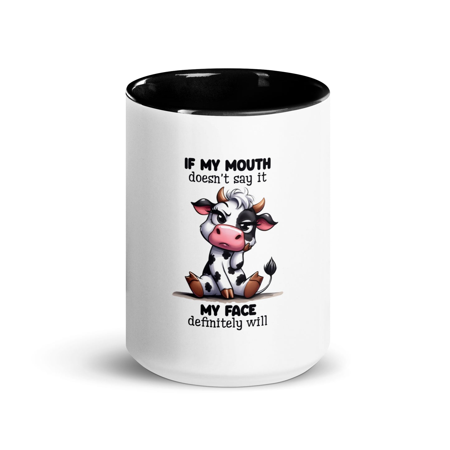 If my mouth Mug with Color Inside