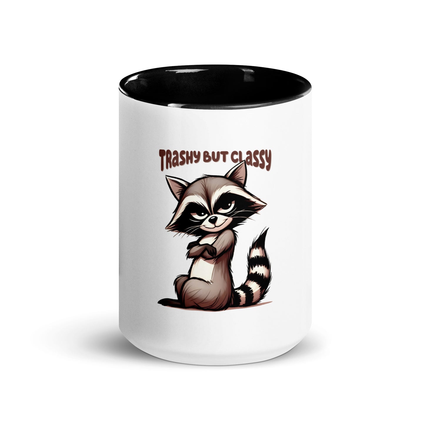 Trashy but classy Mug with Color Inside