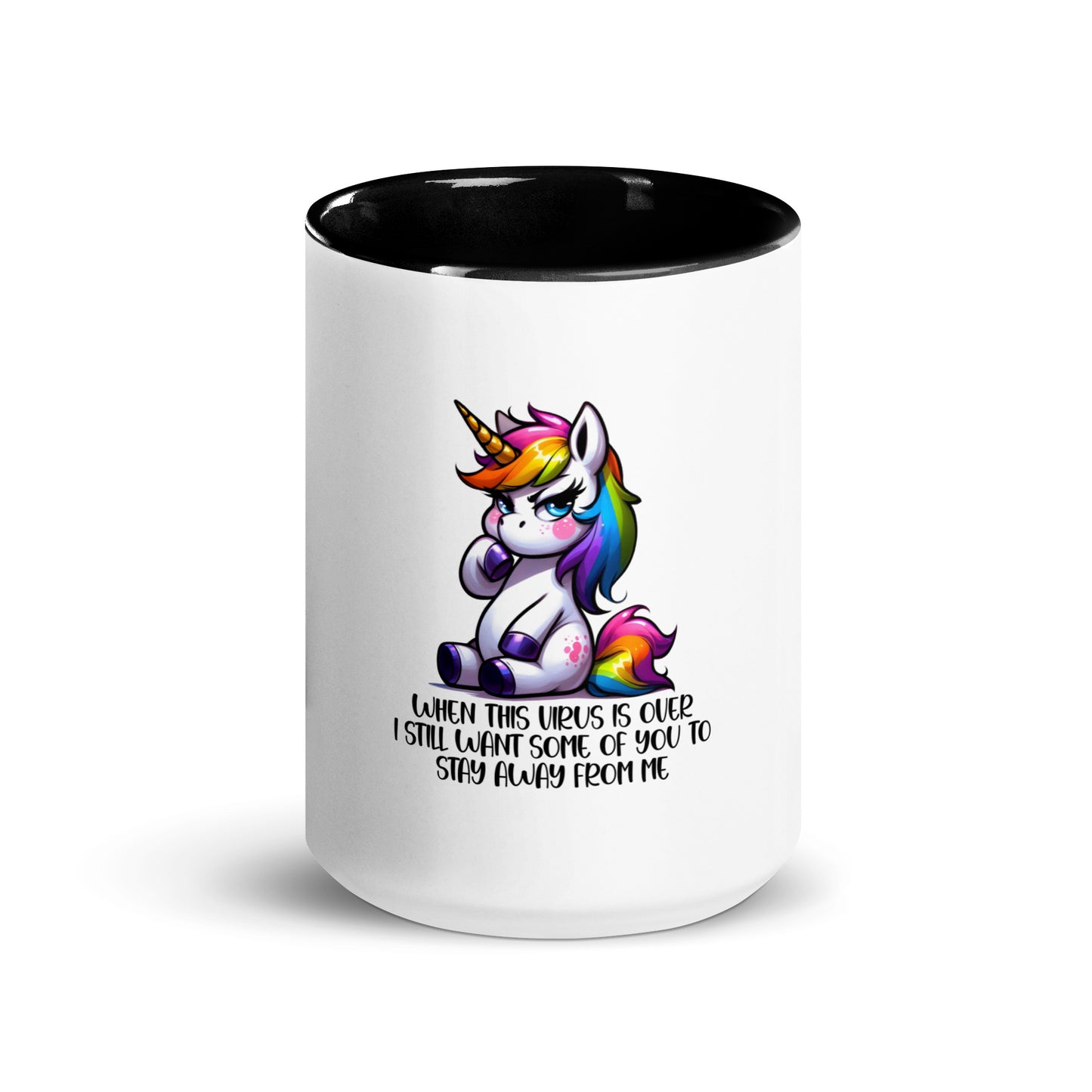 When this virus is over Mug with Color Inside