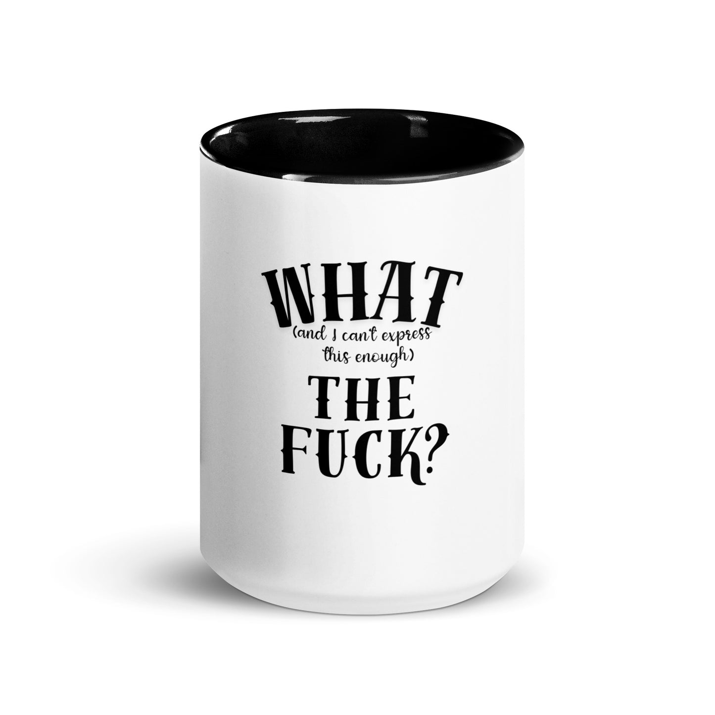 What the fuck Mug with Color Inside