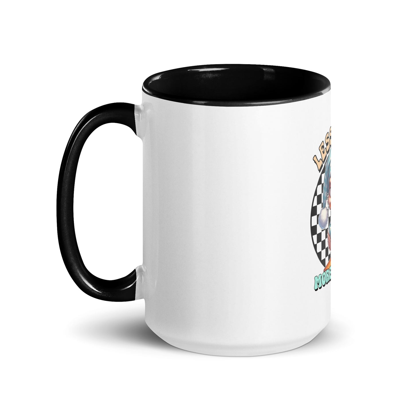 Less talk duck Mug with Color Inside