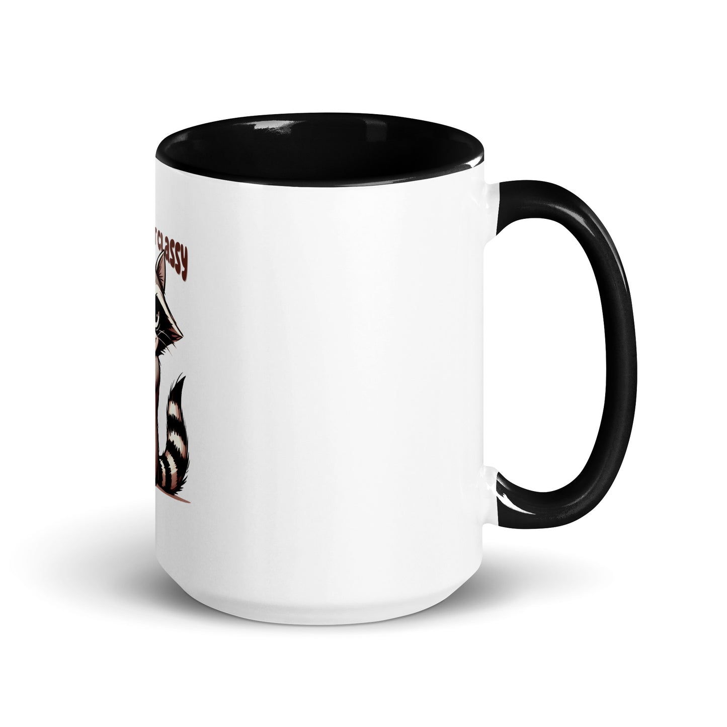 Trashy but classy Mug with Color Inside