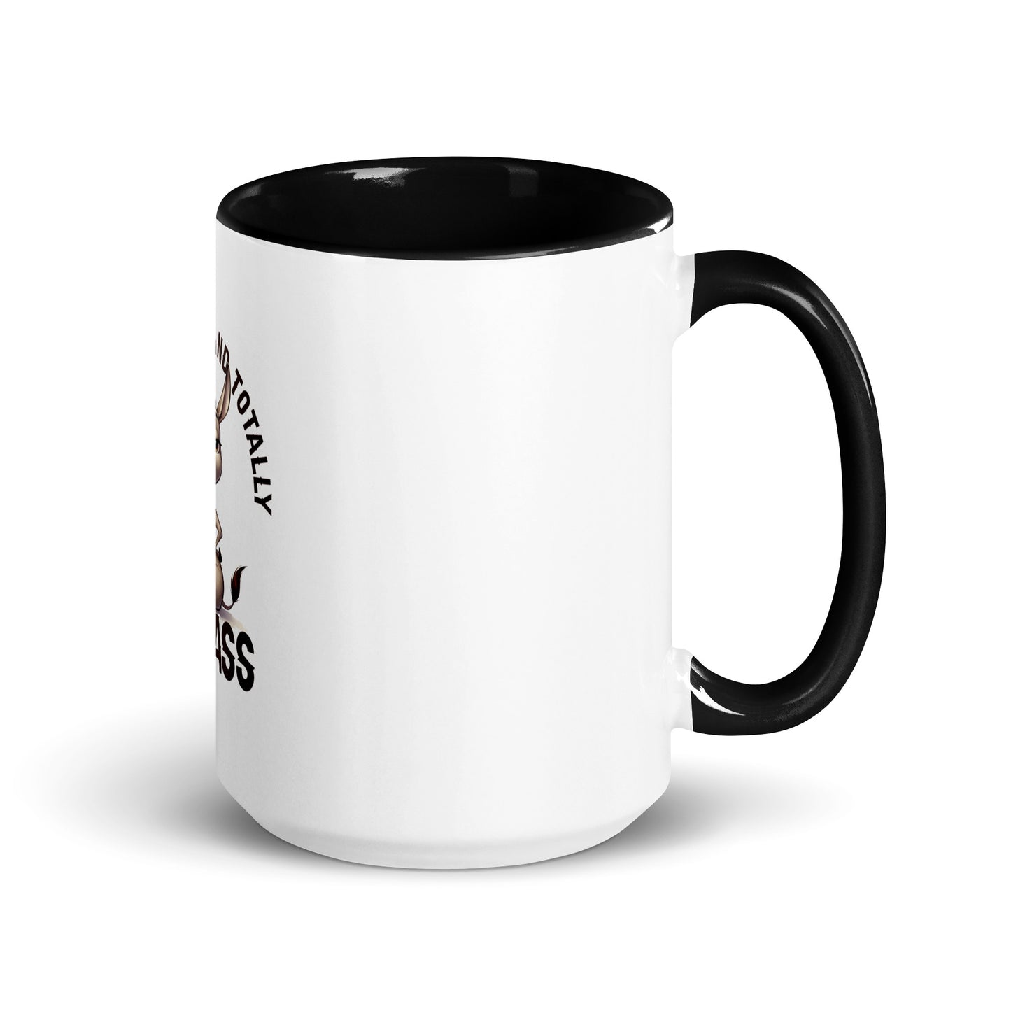 Sass class and total badass Mug with Color Inside
