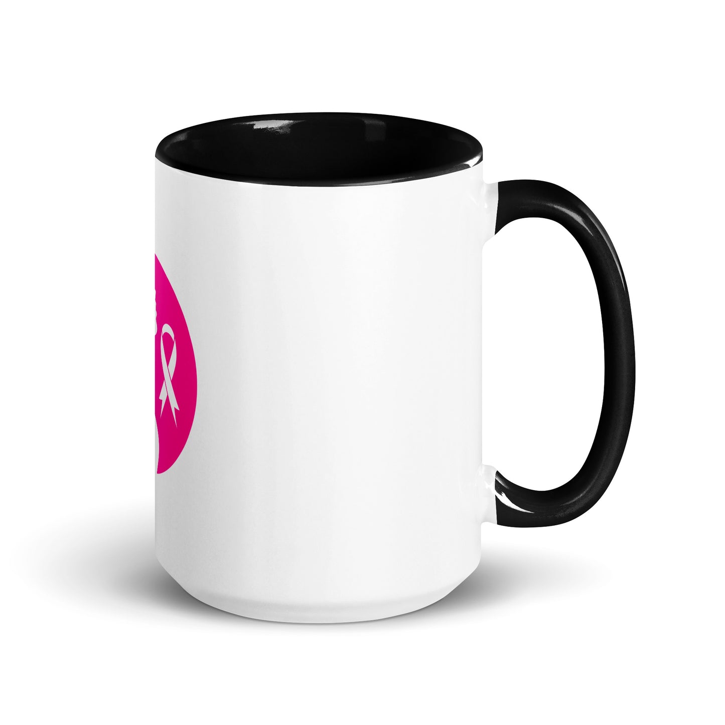 Breast cancer silhouette Mug with Color Inside