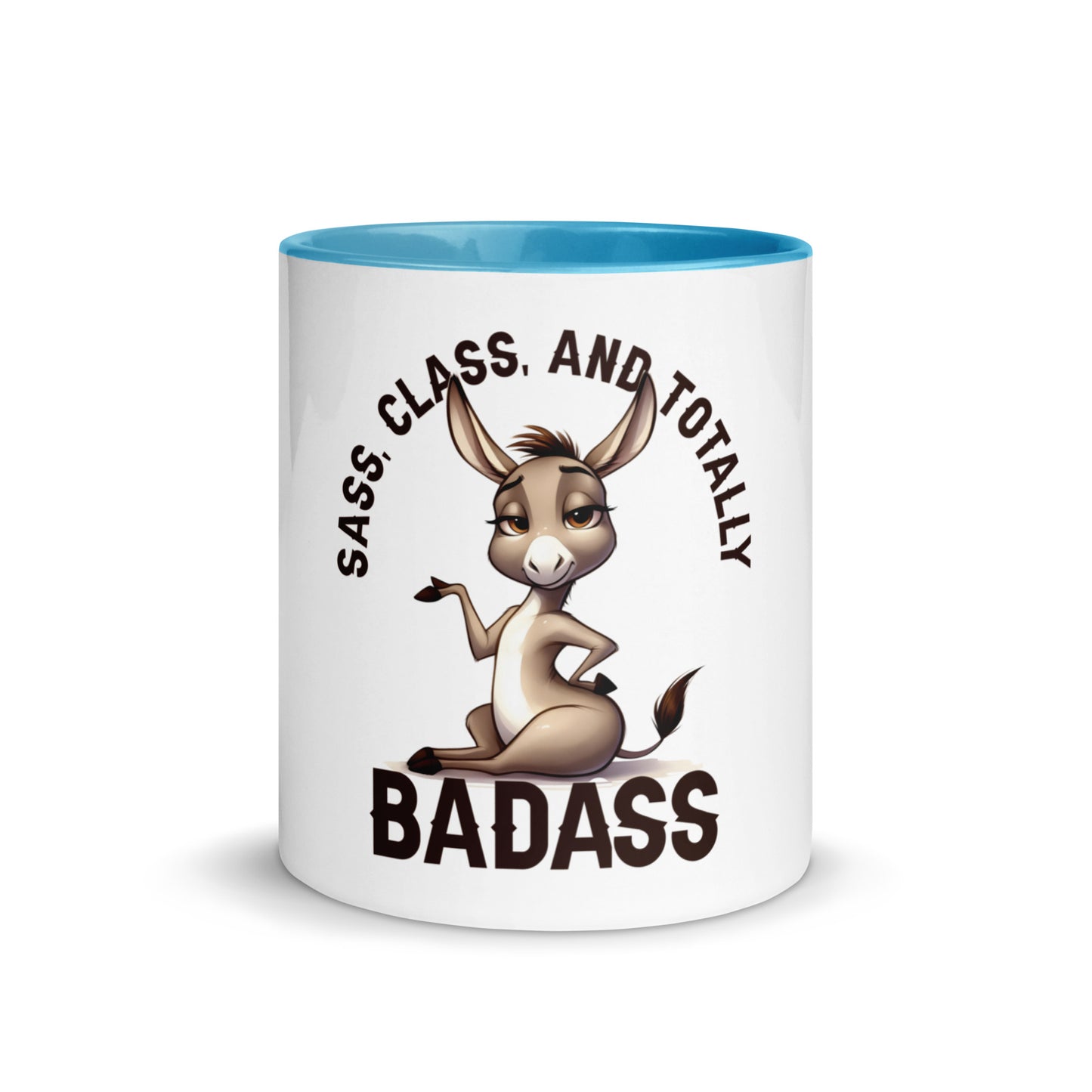 Sass class and total badass Mug with Color Inside